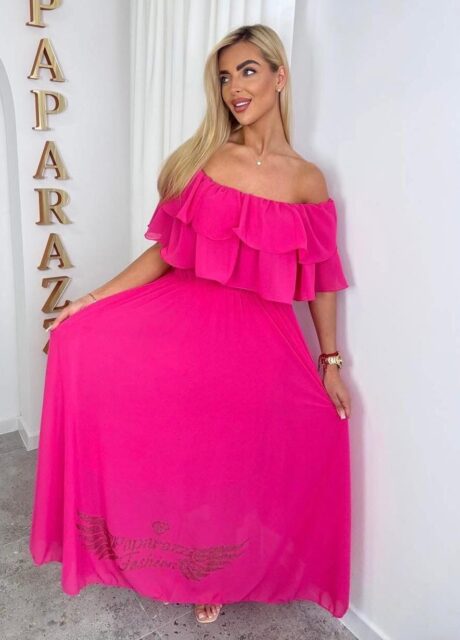 Sukienka letnia Hiszpanka maxi paparazzi